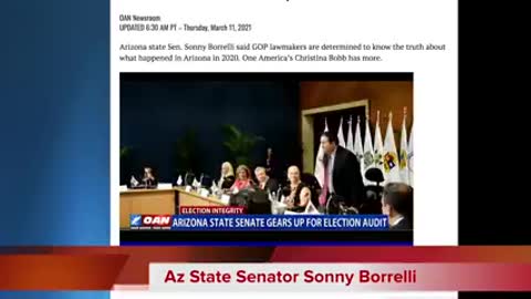 Az Update - State Senator Sonny Borrelli Talks to OANN about hiring auditors.