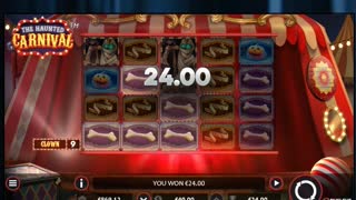 The Haunted Carnival Slot Game - Free Play and Real Play