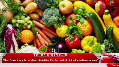 "Snore No More: How Eating Plant-Based Could Improve Your Sleep and Health"