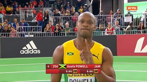3X World Record Holder Asafa Powell Breaks Jamaican 60m Indoor Record
