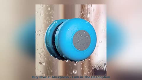 ⚡️ Mini Bluetooth Speaker Portable Waterproof Wireless Handsfree Speakers, For Showers, Bathroom