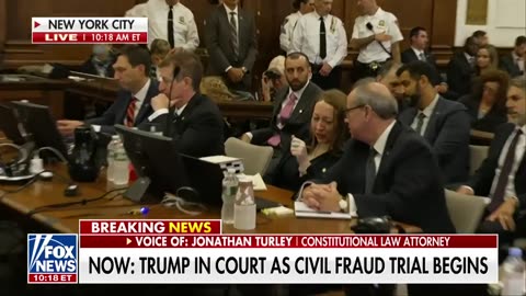 Watch NY AG Leticia James CREEPLY STARE DOWN Trump