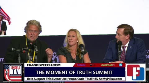 Moment of Truth Summit - Steve Bannon & MTG (8-21-22)