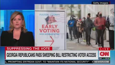 Media's brazen lies about voting rights.