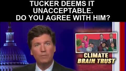 Tucker slams liberal media hosts over their obvious disgusting bias