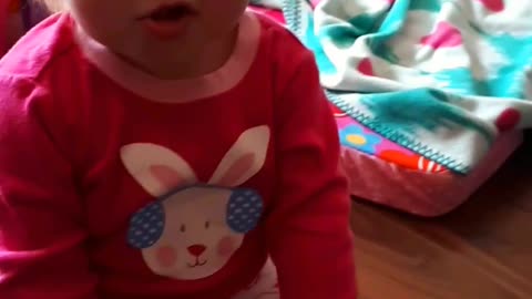 Smart baby got upset with mom 🤗TOO CUTE