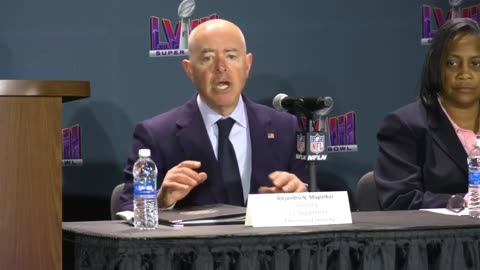 Fox News Reporter Gets Shot Down at Super Bowl Presser Asking Mayorkas About Impeachment