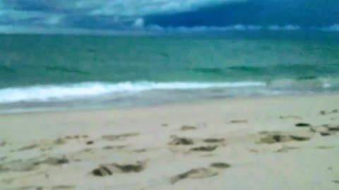 Atlantic Ocean (on music) calm Waters in Delray Beach ⛱️ 🏖️ Florida