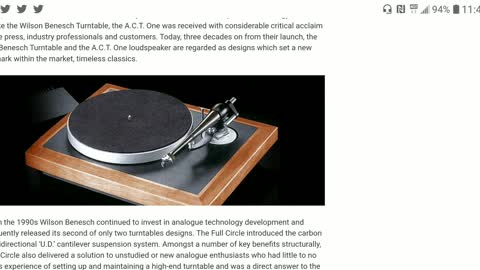 Wilson Benesch GMT One System announced as a turntable like no other on the audio market