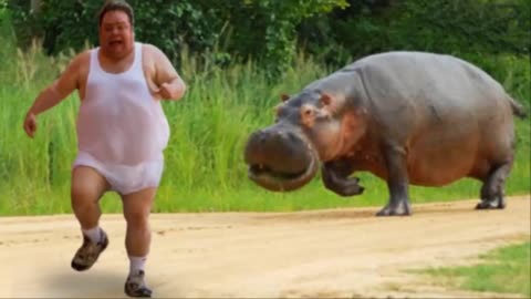 Funny Different Animals Chasing and Scaring People 2024