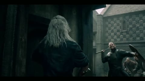The Witcher _ Blaviken Market Fight Scene (Geralt Butchers Renfri's Gang)