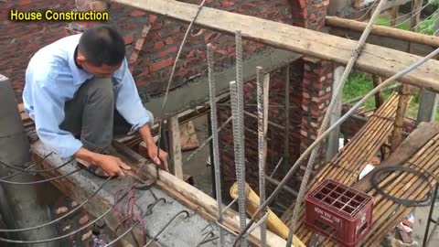 Amazing Construction - Making Iron For Pouring Concrete Dome House