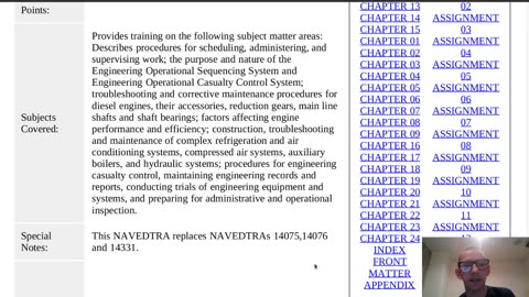 Summary of NAVEDTRA 14075A - Engineman (EN)