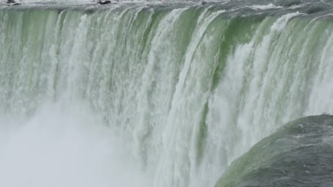 Closeup video of nayagara water fall