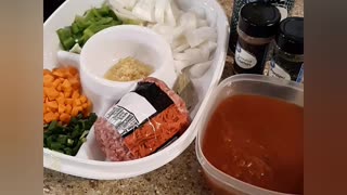 Penne with ground beef and jalapeno sauce