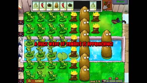 (Full Gameplay) Plants vs. Zombies [1080p] -No Commentary