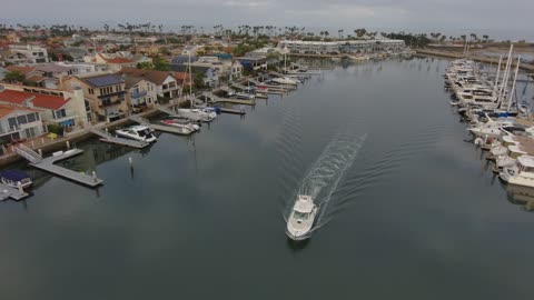 Blasian Babies DaDa Raw 4K Skydio 2+ Drone Footage Fishing Boat Departing Coronado Cays!