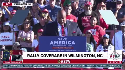 YES! Lt. Gov. Mark Robinson Lets Rally Crowd Know Where He's Headed NEXT