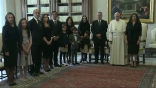El papa recibe al presidente Duque en el Vaticano