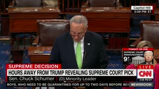 Schumer whines that Trump did not consult with Dems for SCOTUS pick