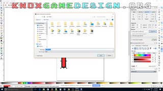 Inkscape and Spriter - Knox Game Design, September 2017