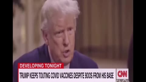 Trump keeps touting Covid vaccines despite boos from his base