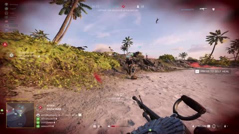 Battlefield 5 Clearing Wake Island of Enemies