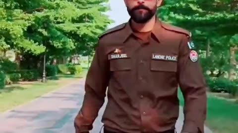 Pakistan model police officer| sharjeel minhas police officer| police squad|