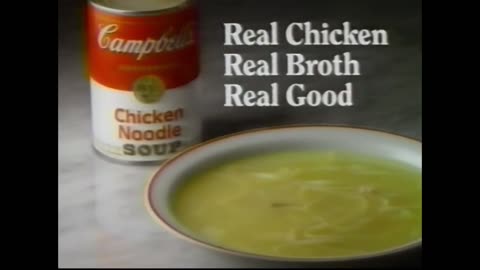 Campbells Chicken Noodle Soup Commercial (1991)