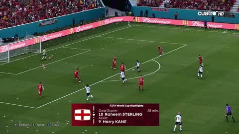 eFootball PES 2021 l Sterling scores Group B game FIFA World Cup Quatar 2022 Wales v England