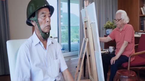 Professor Gome - Wu Shanming's Ink and Wash Figure Painting Demonstration 4