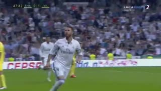 VIDEO: Sergio Ramos great header goal vs Villareal