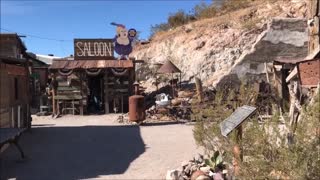 Oatman, Arizona - Donkey walking on Main Street