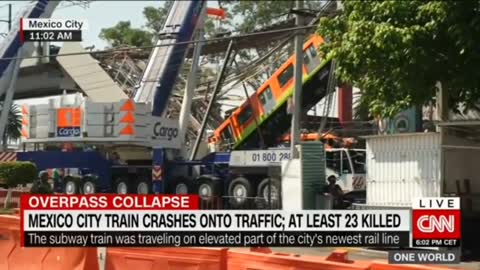 Mexican City Train Crash