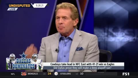 UNDISPUTED | Skip Bayless Go Crazy Cowboys take lead in NFC East with 41-24 win over Eagles