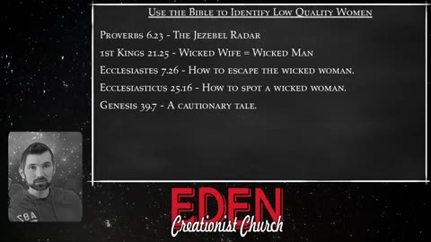 Use the Bible to Identify Low Quality Women