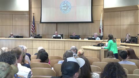 Lady speaks before the NEW Shasta County Board on March 1, 2022
