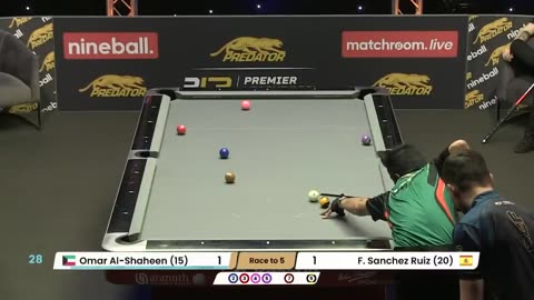 Omar Al Shaheen vs Francisco Sanchez Ruiz | 2022 Premier League Pool | Day 6 | Stage 2