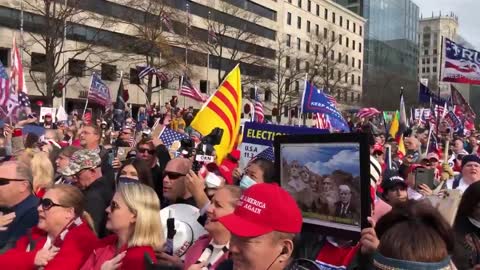 Epic Moment in Freedom Plaza Washington D.C 12.11.2020