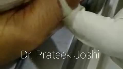 Paronychia | Nail Infection | Incision and Drainage | Dr. Prateek Joshi #shorts #ortho #infection