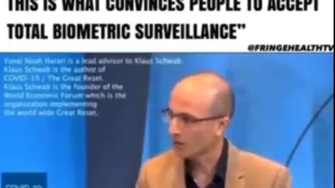 WEF Philosopher : CV 19 Is Critical To Convince Ppl To Accept Total Biometric Surveillance!