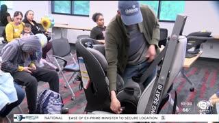 Omaha organizations host Mother's Day-themed car seat giveaway