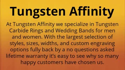 tungsten rings