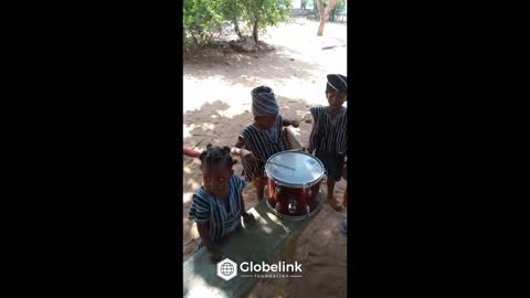 Globelink Twins Drumming
