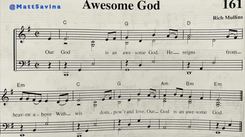 Awesome God - Rich Mullins [piano short]