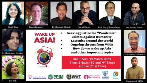 Wake Up Asia 2: Seeking Justice for "Pandemic" Crimes Against Humanity