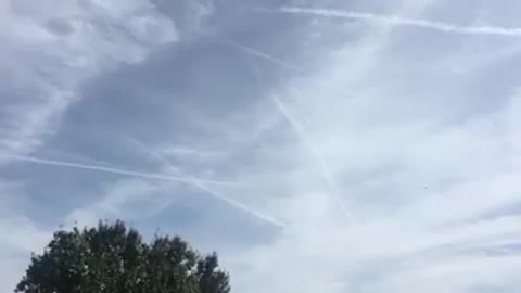 Looks like a chemtrail sky