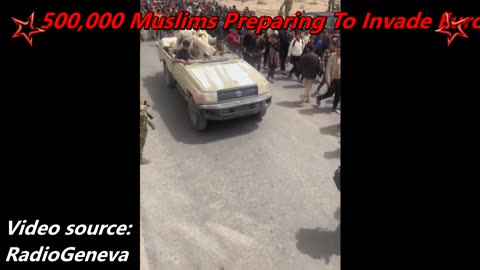 500,000 Muslims Prepare to Invade Europe via Italy