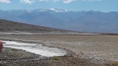 Badwater Basin so low and Mt. Telescope so high. Death Valley, CA 5/11/23