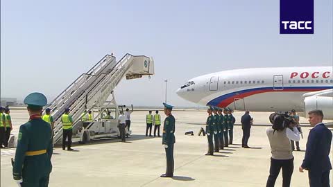 Vladimír Putin na návštěvě Turkmenistánu u příležitosti setkání Kaspické pětky